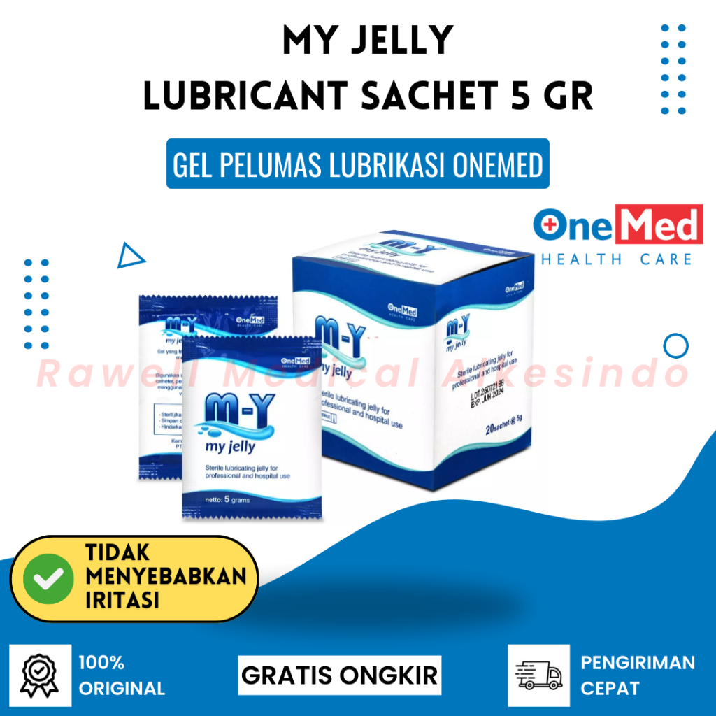 My Jelly 5 Gr Sachet Lubricant Gel / Gel Pelumas Pemasangan Kateter NGT