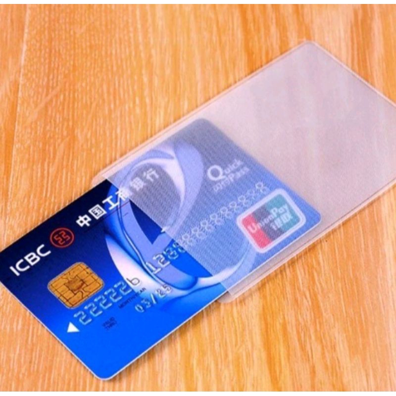 

Plastik Cover Pelindung Kartu Pelindung Berbagai Macam Kartu Pelindung Kartu Atau KTP Dll