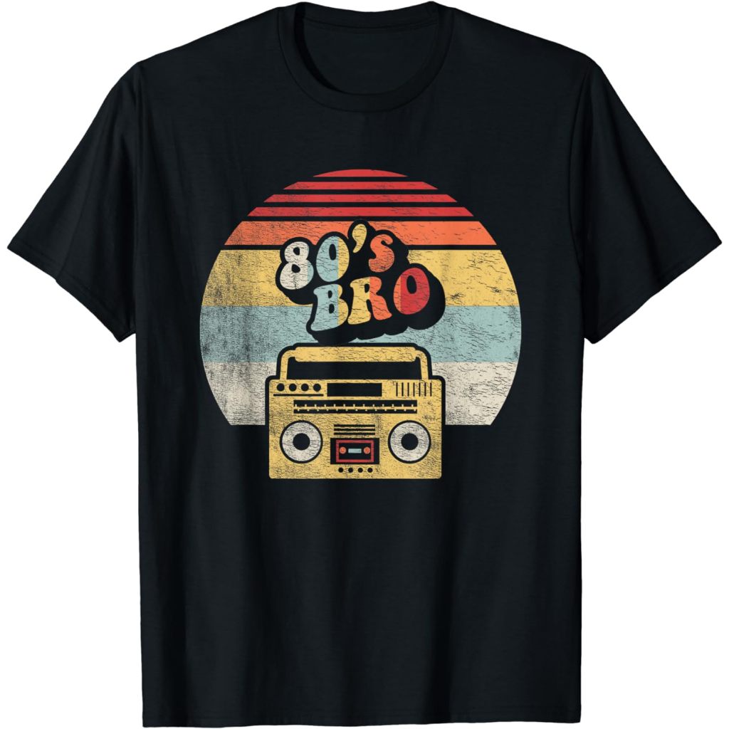 Kaos Baju Dewasa This Is My 80s Bro Shirt Retro Vintage 80's 90's Party T-Shirt