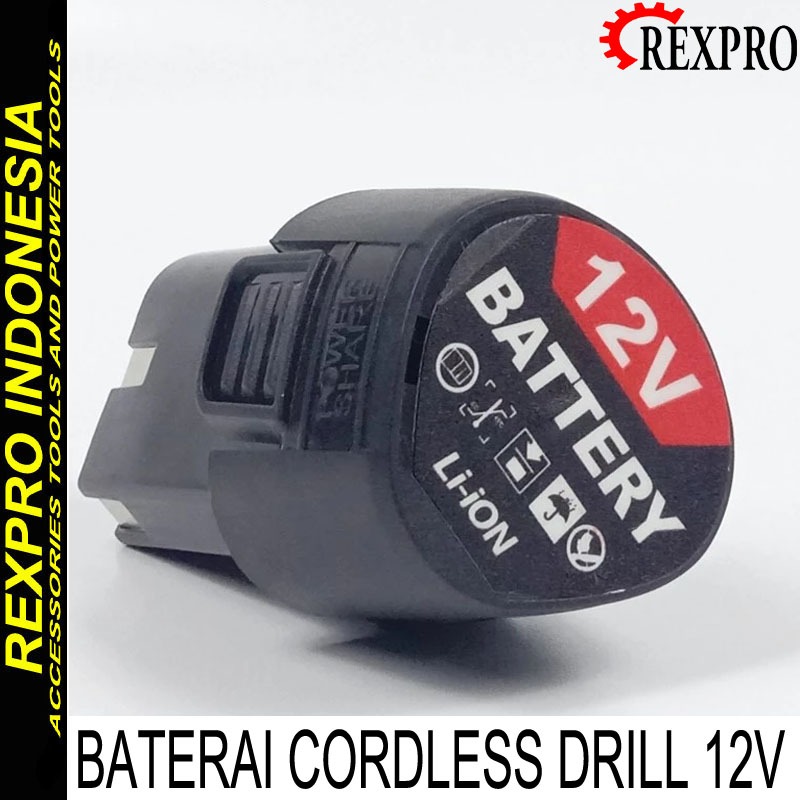 BATRE BATERAI BOR CORDLESS 12V / BATERAI MESIN BOR ELEKTRIK