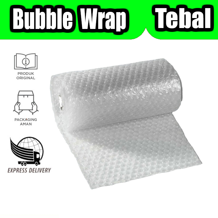 

BUBBLE WRAP (TAMBAHAN PACKING BIAR LEBIH AMAN)