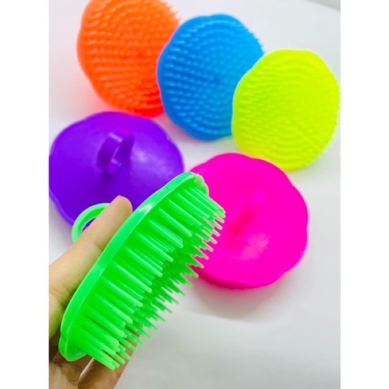 SISIR KERAMAS BULAT ANTI KETOMBE SIKAT RAMBUT PIJAT KEPALA SHAMPO CREAMBATH ANTI RONTOK KETOMBE SIKA