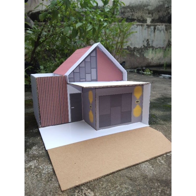 

prakarya rumah kardus