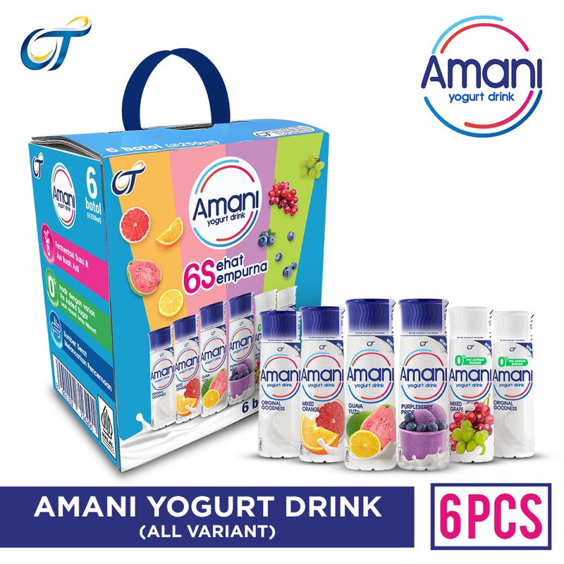 

Festive Box Edition - Amani Yogurt Drink All Varian 250ML - [6 Pcs]