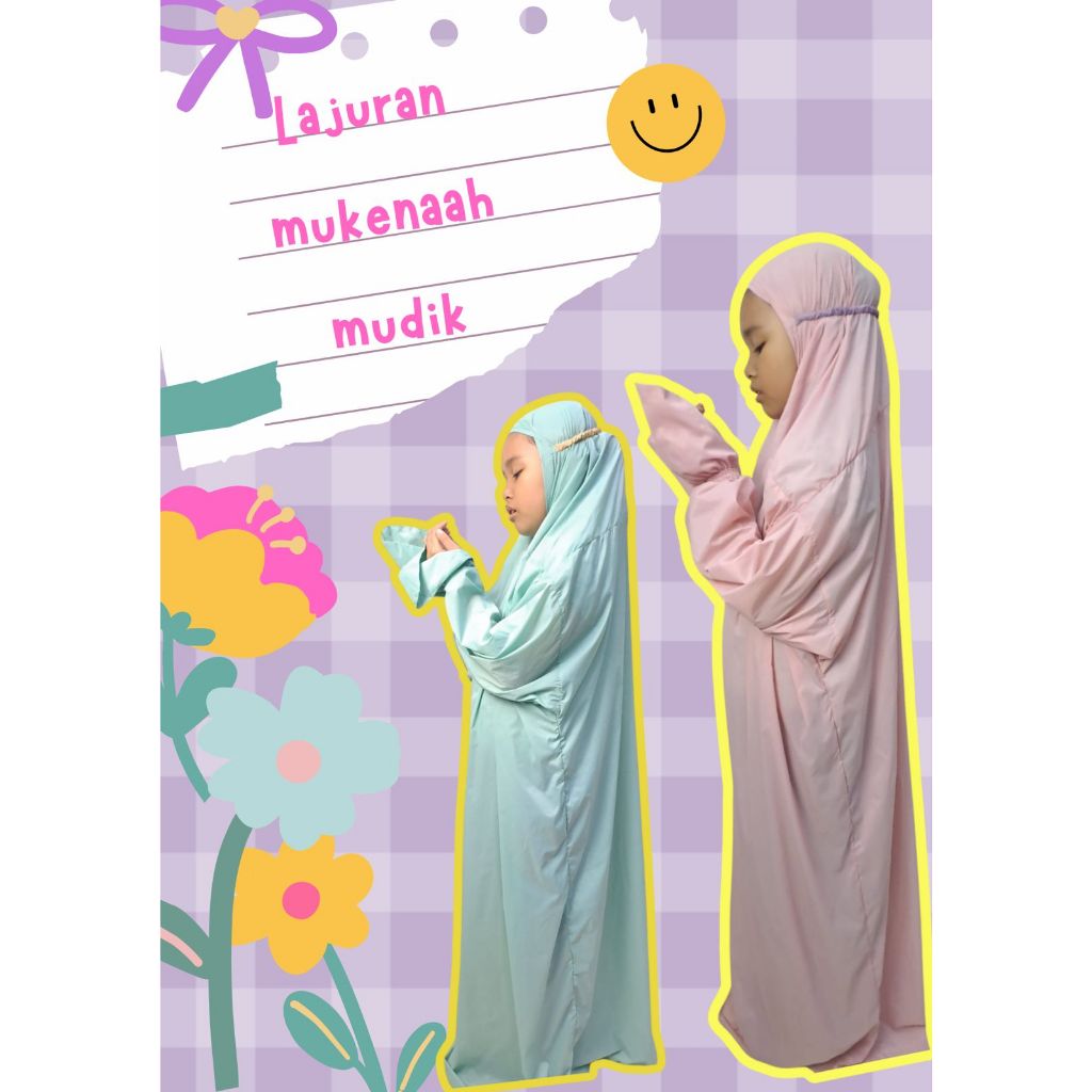 Mukena Traveling Anak Lajuran