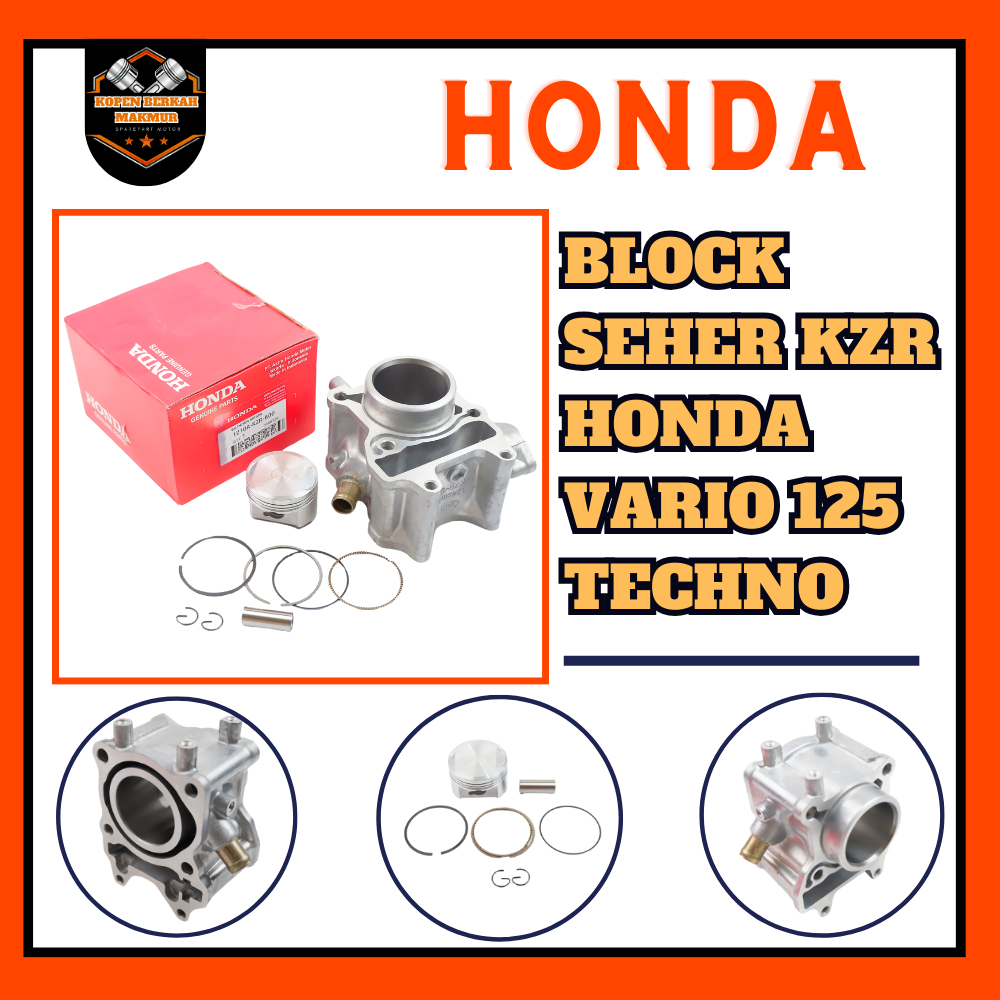 Blok Seher Honda Vario 125 FI / Blok Seher Mesin Motor Vario 125 FI Techno - KZR