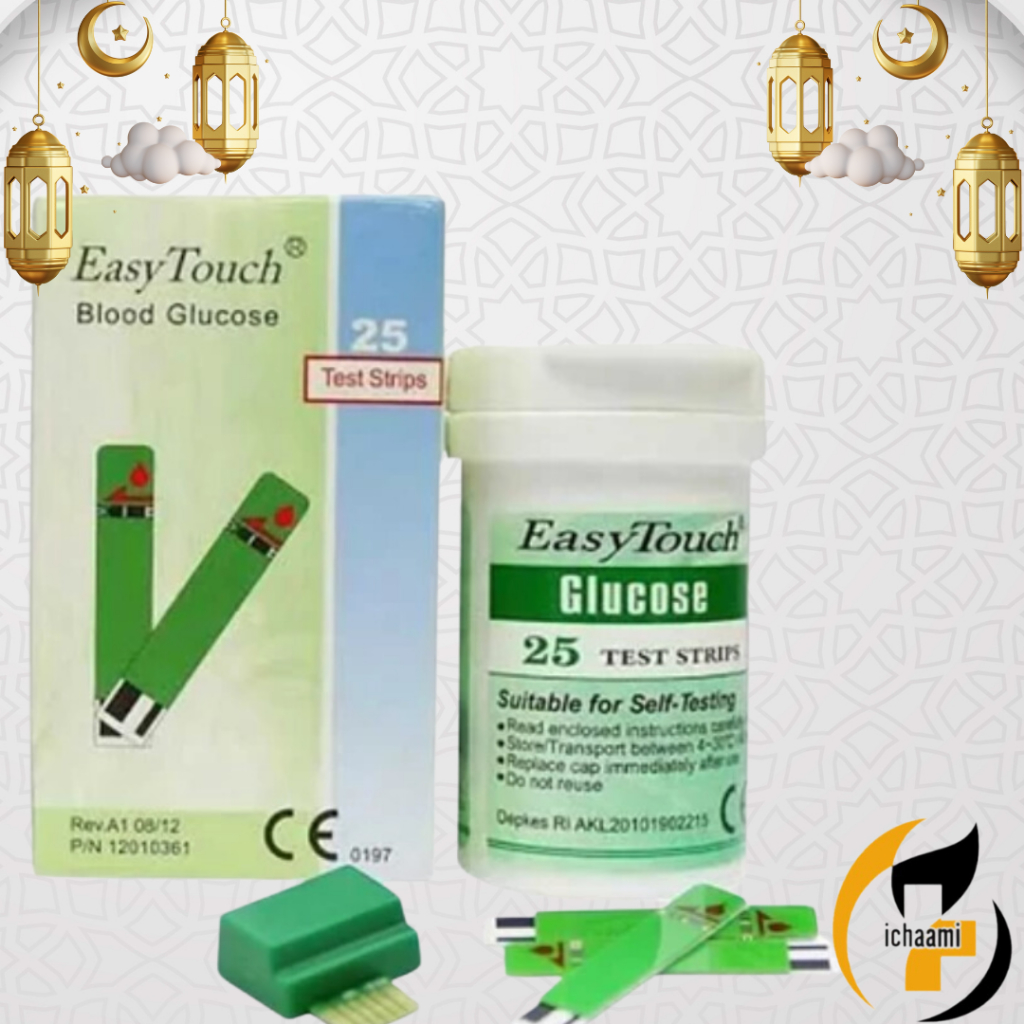Strip Gula Darah Stik Easy Touch Refil Blood Glucose isi 10 dan 25