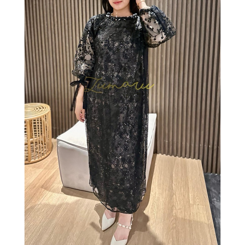 ZUMARU RAYA 2024 JANA dress ( dress luar saja belum termasuk inner)