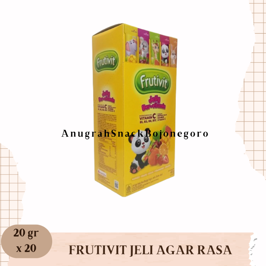 

Frutivit Jeli Agar Rasa Buah 20gr x 20