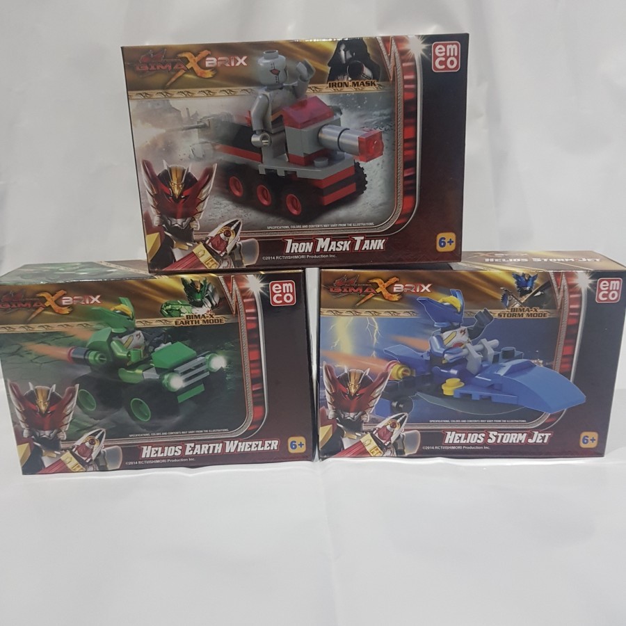 Emco Bima X Brix Helios Kranion Iron lego bricks fullset