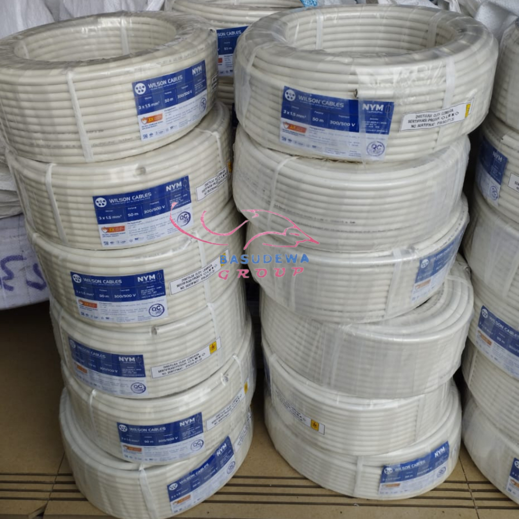 WILSON KABEL NYM 3x1.5 mm2 / Kabel Tembaga Kawat WILSON CABLES
