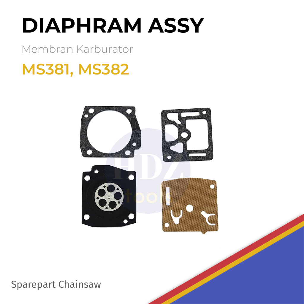Diaphram Assy Membran Karburator W/O Needle Chainsaw MS381 MS382