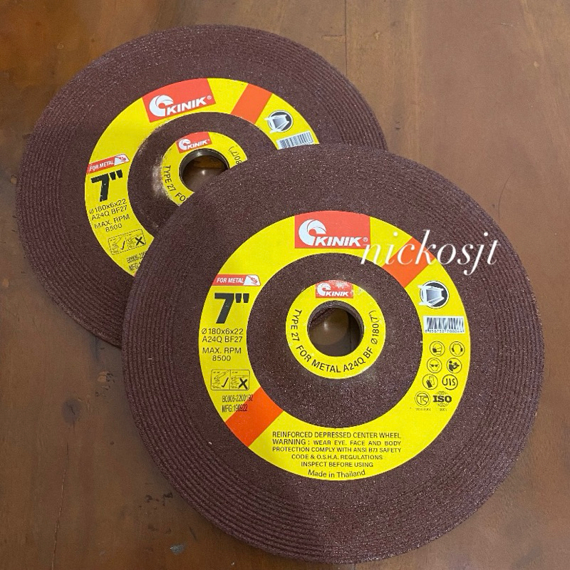 Batu Gerinda Poles Kinik 7in 7inch 7x6 mm 180x6