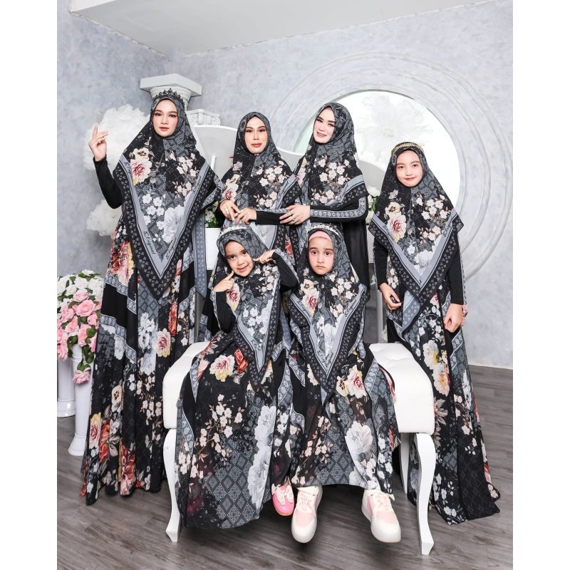 GAMIS SYARI COUPLE MELATI HARGA TERPISAH BY AC ORIGINAL