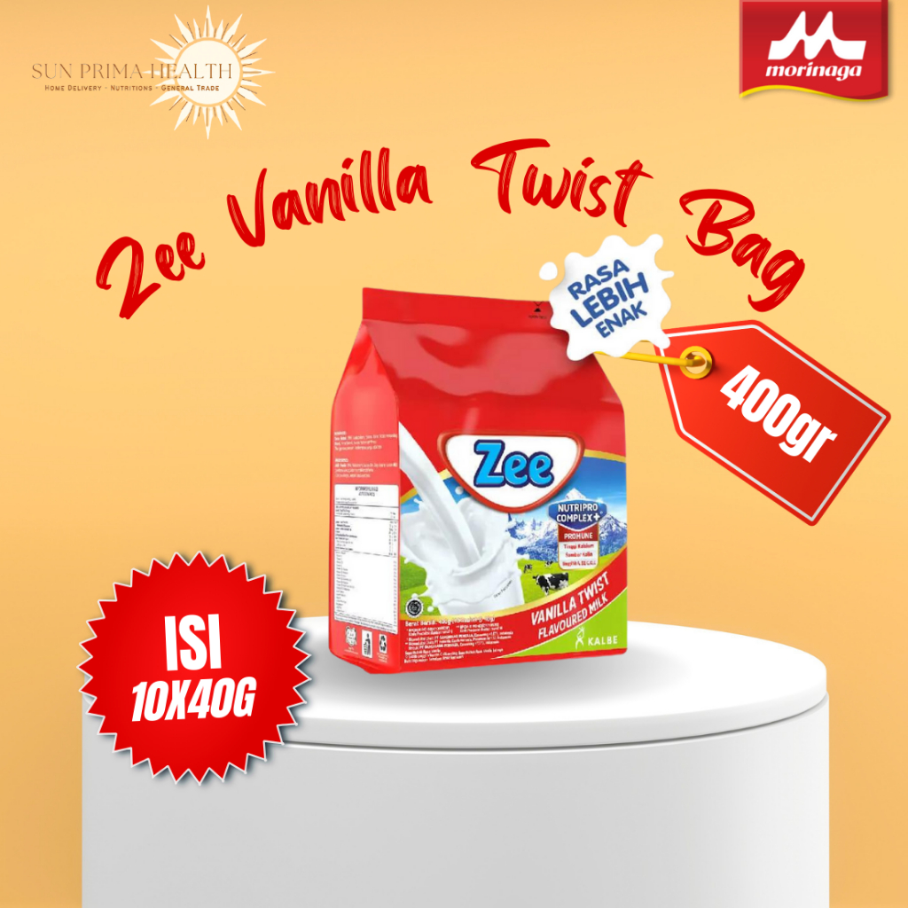 

ZEE BAG/SACSET/RENTENG VANILLA/COKELAT 10X40G