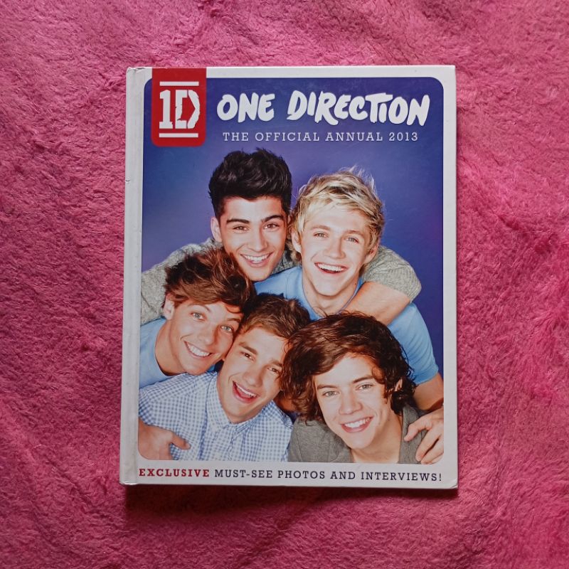 [ENGLISH] ONE DIRECTION 1D - THE OFFICIAL ANNUAL 2013 (LIMITED) ORIGINAL PRELOVED ALBUM CD BOOK BUKU