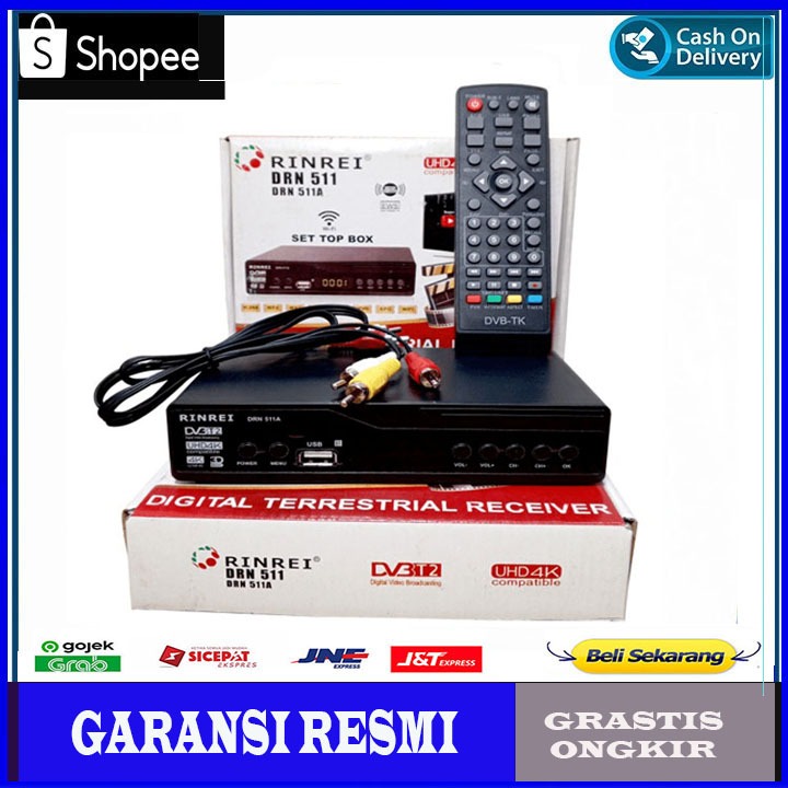 set top box tv digital rinrei 511 / stb rinrei digital tv DRN-511 DVBT2 PROMO