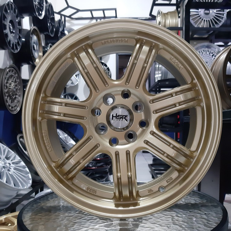 Velg Mobil Ring 16 HSR SIAK Gold buat Xenia Livina Avanza Yaris Calya sigra
