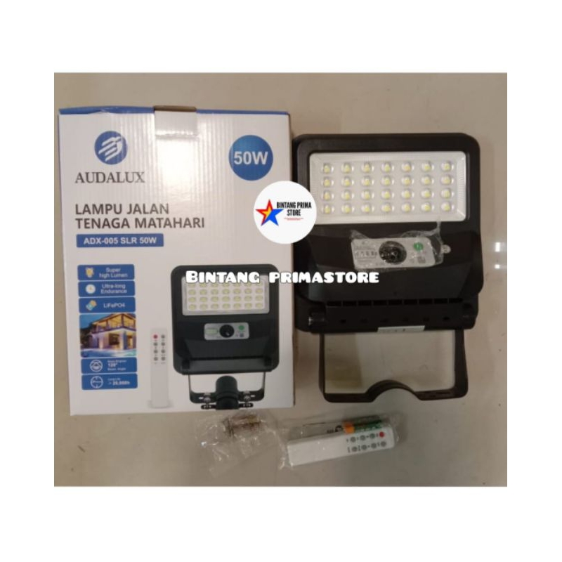 Lampu Jalan Tenaga Surya PJU Solar Cell 50W SMD Audalux