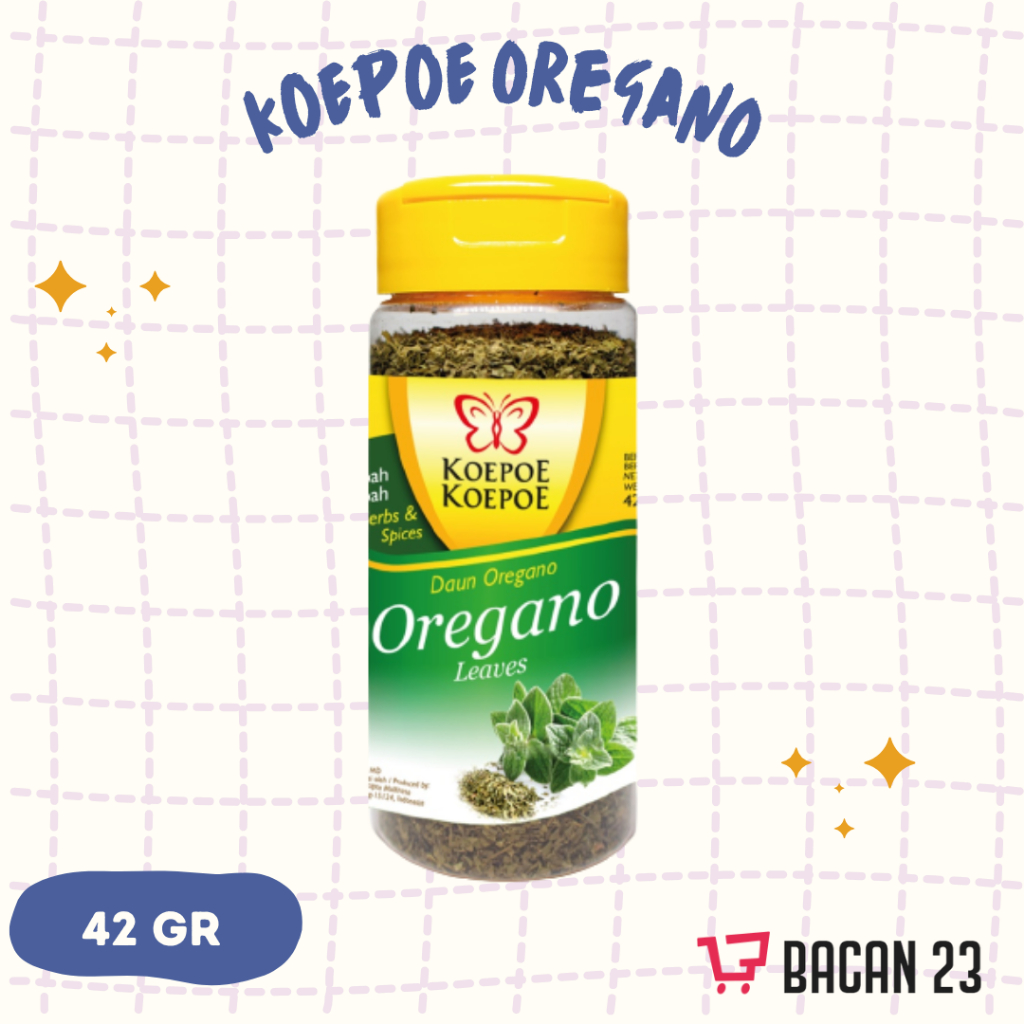 

Koepoe Daun Oregano Leaves (42gr) / Bumbu Rempah Instant Herbs Spices