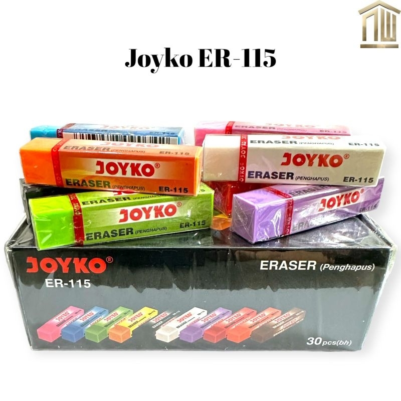 

Penghapus Joyko Tanggung Warna ER 115 (Pak/30 Pcs)