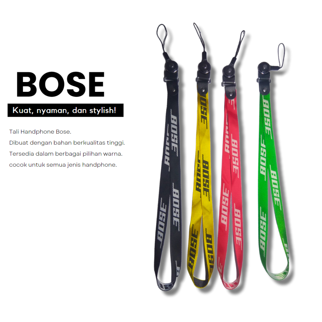 Tali / Tali Gantungan Handphone  Tali Lanyard  Gantungan Kartu Bisa Gantung di Leher Tali Hp Model K