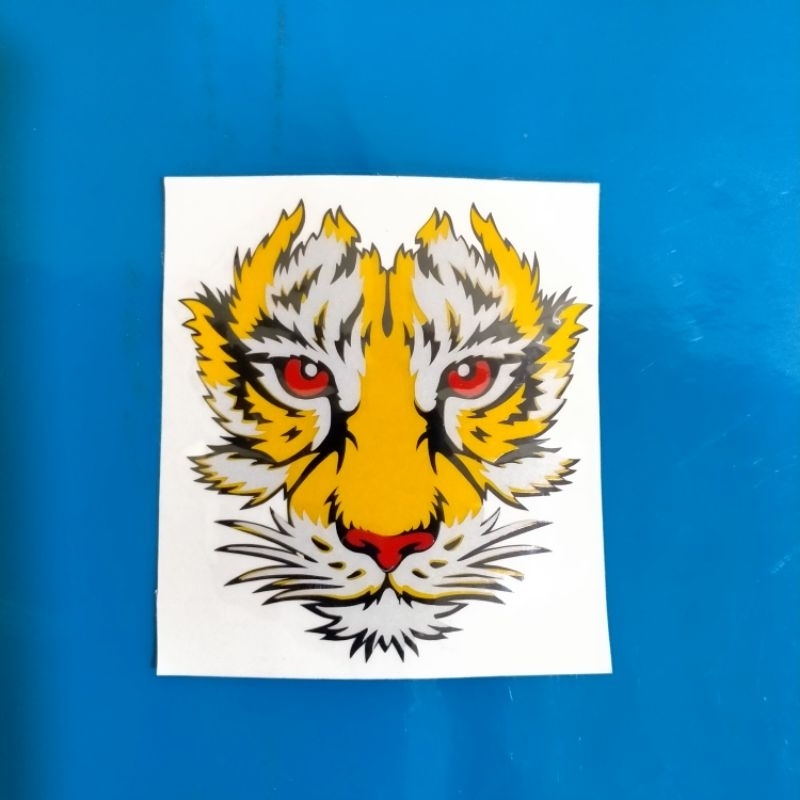 Sticker Wajah Macan
