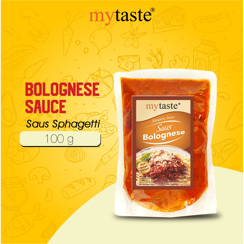 

My Taste Bolognese Sauce 100gr Saus Bolognaise Saus Spaghetti Bolognese Saus Pasta Instan Daging Saus Tomat