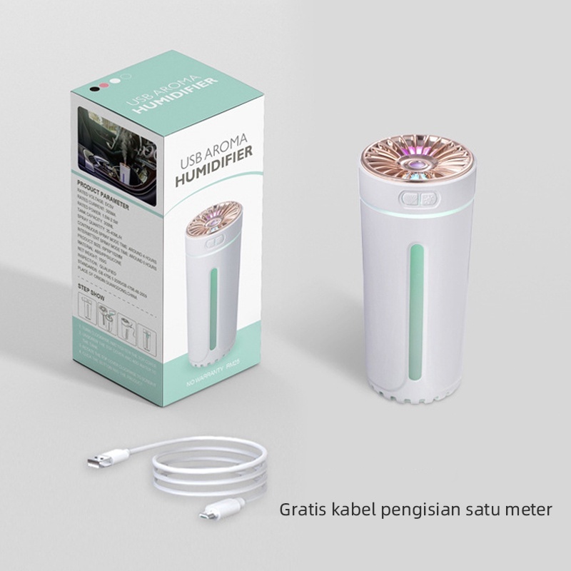 NEW Diffuser Mobil Purifier Mobil Tahan Lama Dan Wangi Air Purifier Mobil USB Humidifier Isi Ulang