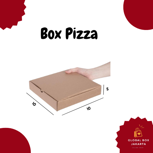 

Kardus Packing Pizza I Box Pizza Polos 10x10x5