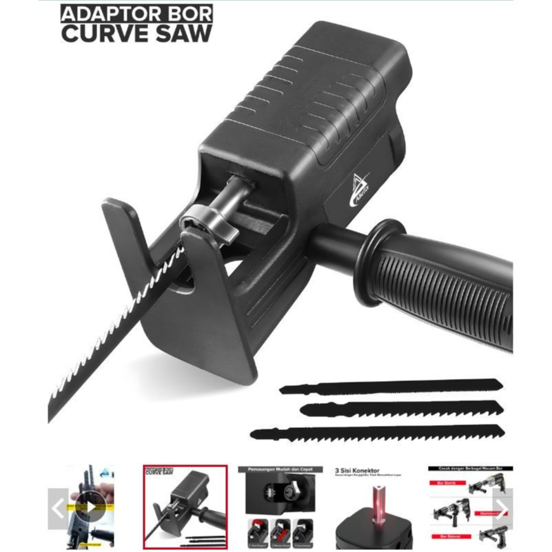 Adaptor Bor Gergaji Potong Reciprocating Jig Saw JLD Tools 5508- STANDING JIGSAW JLD