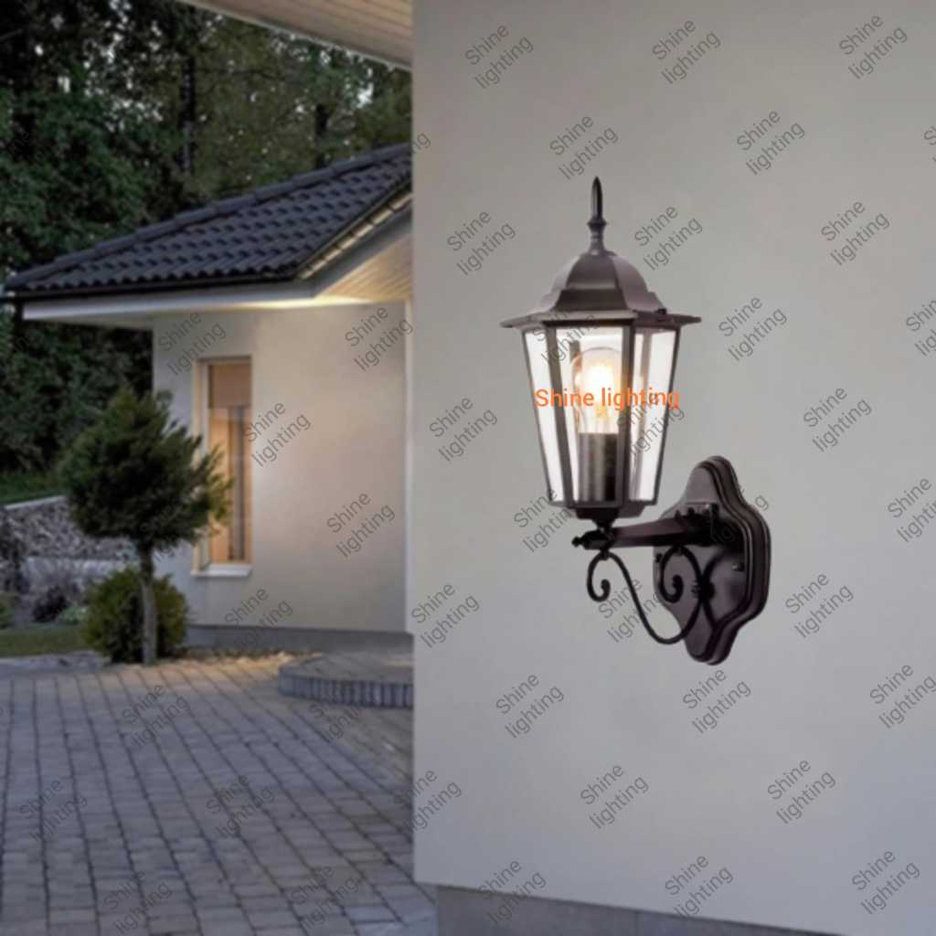 Lampu dinding klasik eropa modern waterproof cafe-teras tipe 11009 Y