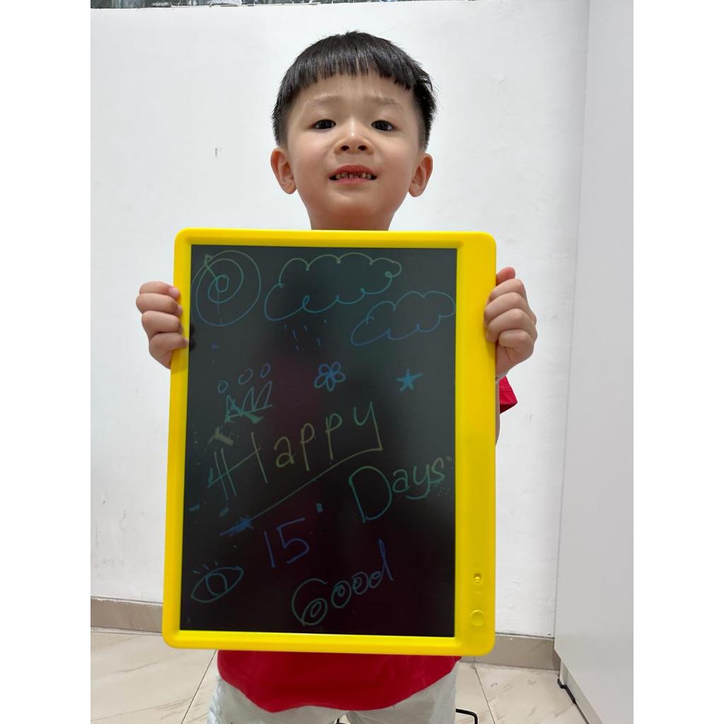 NEW 12" 15" 16" Inch Papan Tulis Belajar Anak LCD Writing Tablet Drawing Board Magic Mainan Anak