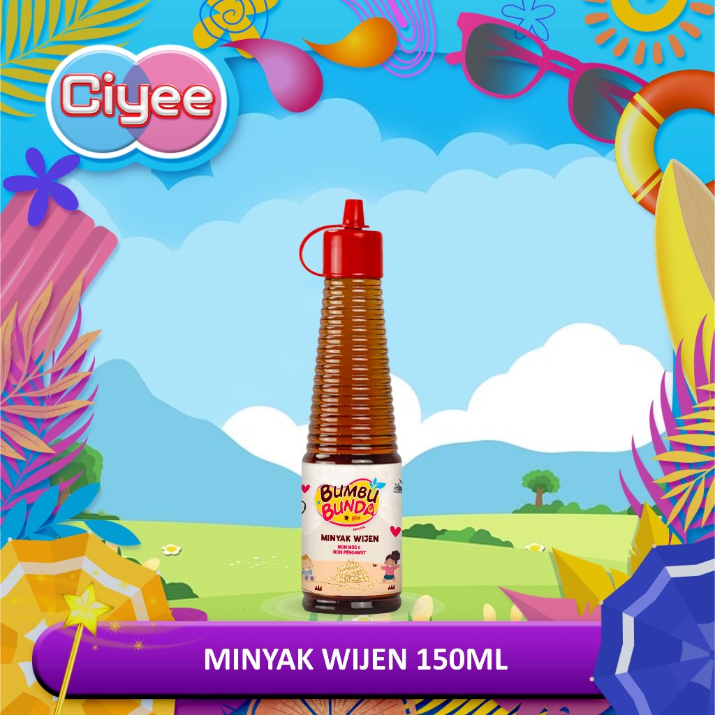 

Bumbu Bunda Elia Minyak Wijen 150ml / Non Msg / Bb Booster / Mpasi / Ciyee