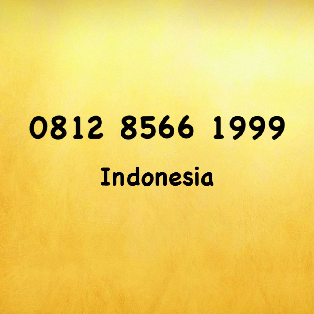 Nomor Cantik Simpati Seri Tahun - 99 - 0812 8566 1999