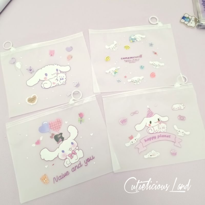 

CutieliciousLand | ZIPLOCK POUCH - Ziplock Sanrio Cinammoroll / Ziplock Cinammoroll / Pouch Sanrio / Pouch Cinammoroll / Tempat Pensil Sanrio / Tempat Pensil Cinammoroll