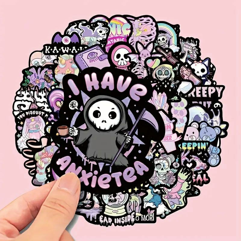 

Stiker Pack Gothic Stiker Aesthetic Style 260468- Stiker High Quality, Stiker Aesthetic Stiker Laptop Stiker Helm Stiker Tumblr Stiker HP, Aksesoris Hp , Anti Air