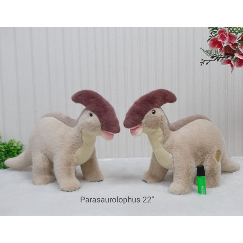 Boneka Parasaurolophus/Boneka Dinosaurus Size 55cm Kado Buat Kekasih