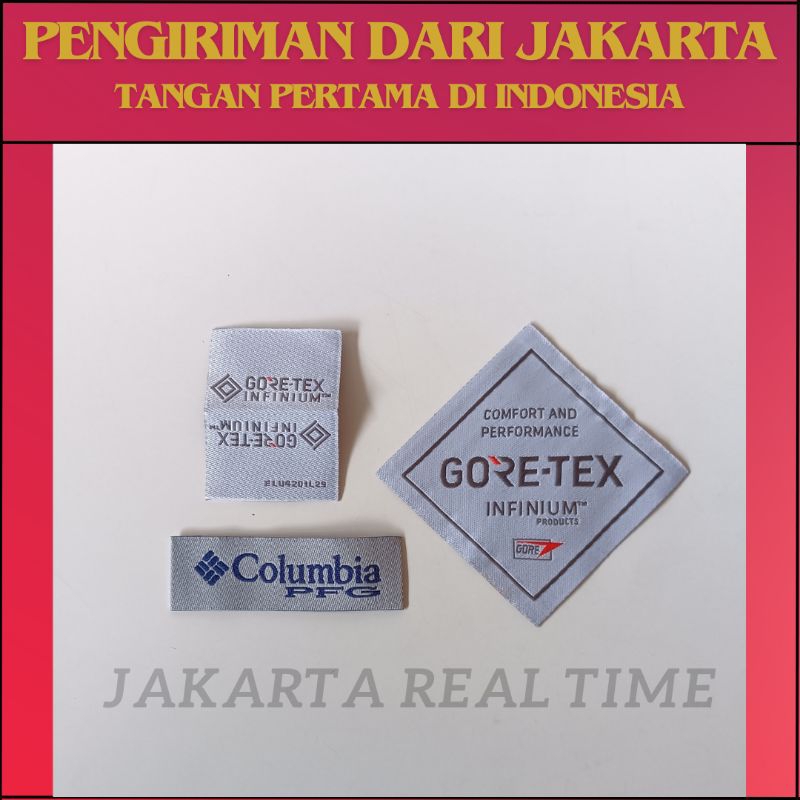 (5pcs) Goretex label garment Columbia