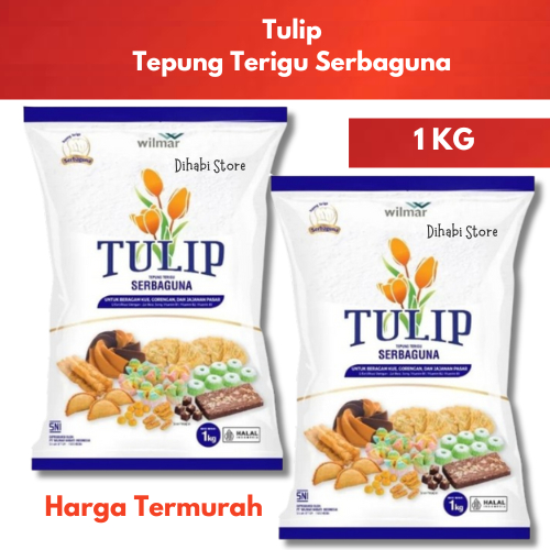 

Tulip Tepung Terigu Serbaguna 1 Kg Wilmar Expired Februari 2025