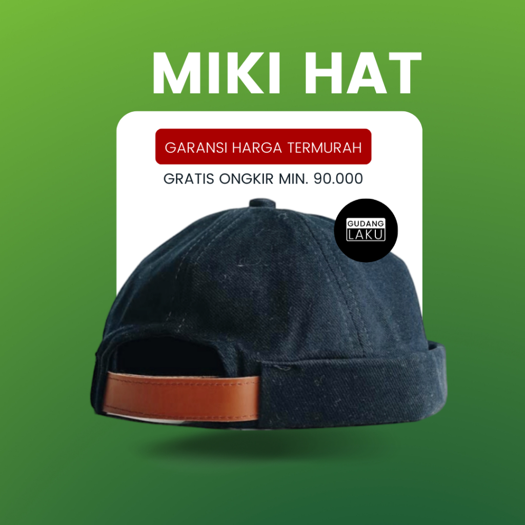 ✅Topi Peci Miki Hat /Peci Uas ✨Premium Peci Brimless Hijrah Alat Solat Pria Mikihat MINHAJ ID
