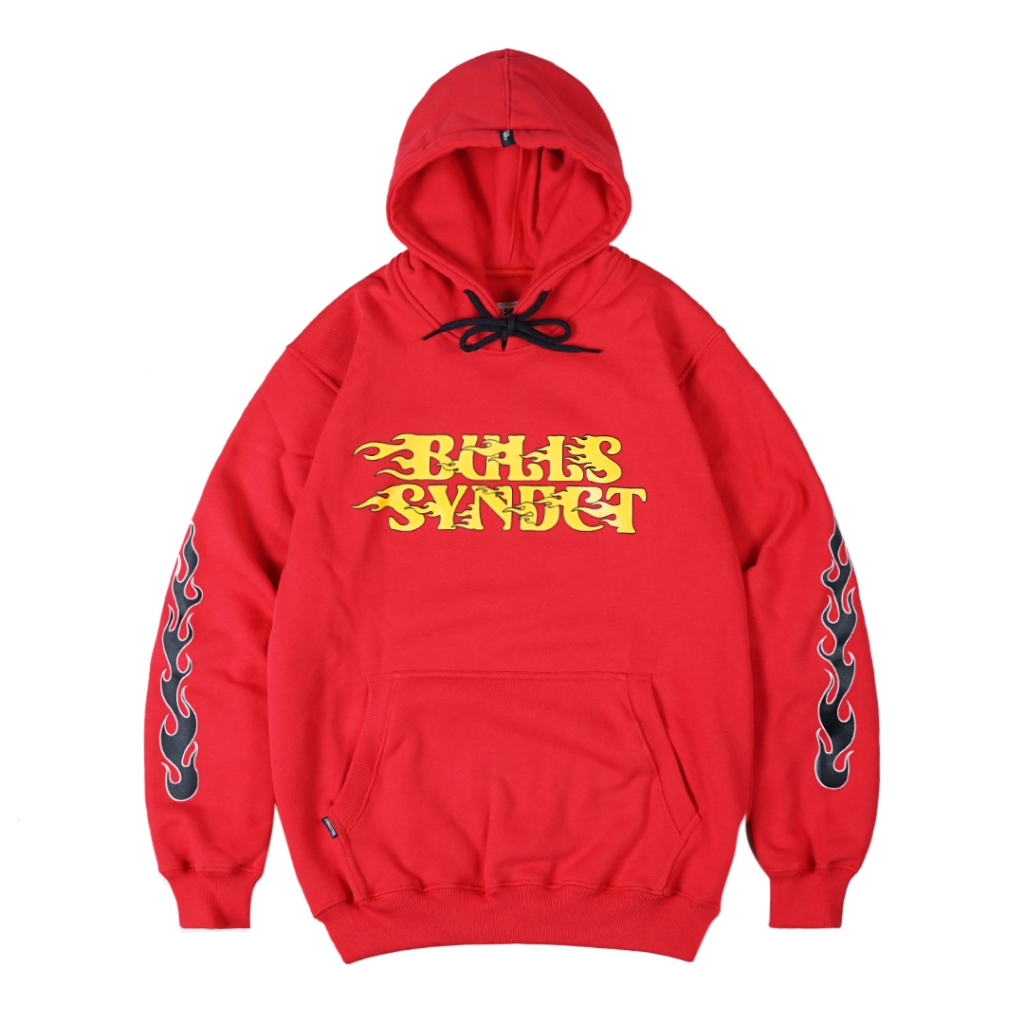 BULLS SYNDICATE Hoodie Bursty Red
