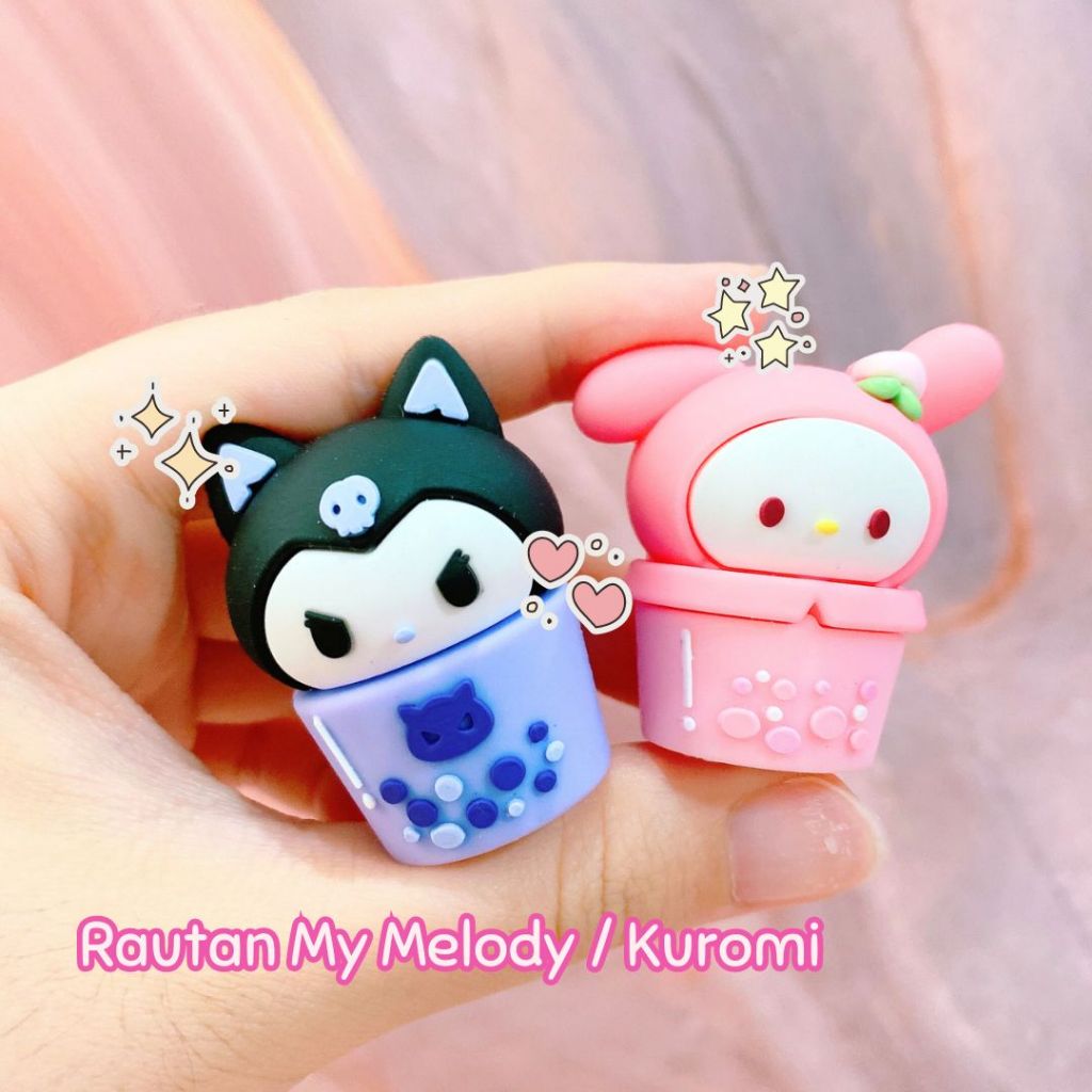 

Rautan Pensil Kekinian Sanrio Karakter Kuromi dan My Melody Rautan Pensil Cantik dan Praktis Warna Cerah Pastel