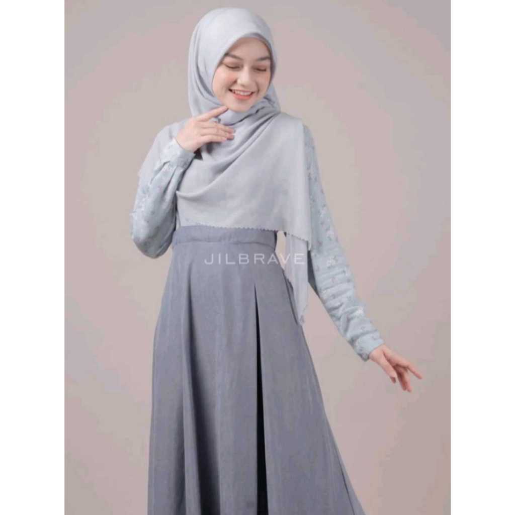[PRELOVED] Ariel Overall by Jilbrave Size S | Warna Lilac Panna Cotta