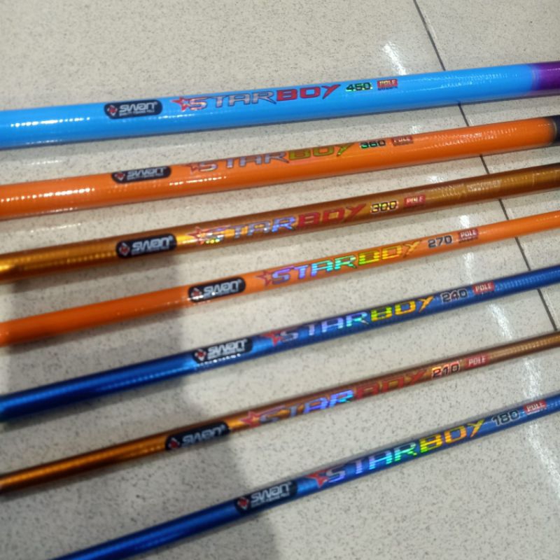 Tegek swan starboy 180 - 540 Fiber Pole