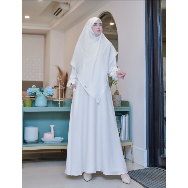 QUBA SYAR’I BY VELINO Gamis kekinian set umroh