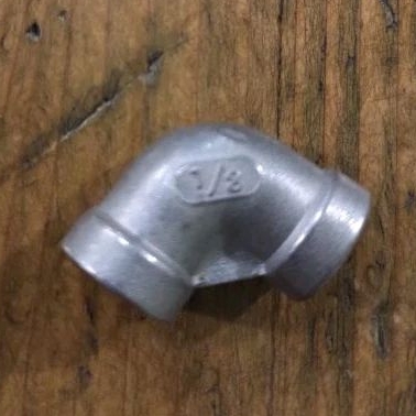 Sambungan pipa nepel / Elbow stainless steel 1/8 inch