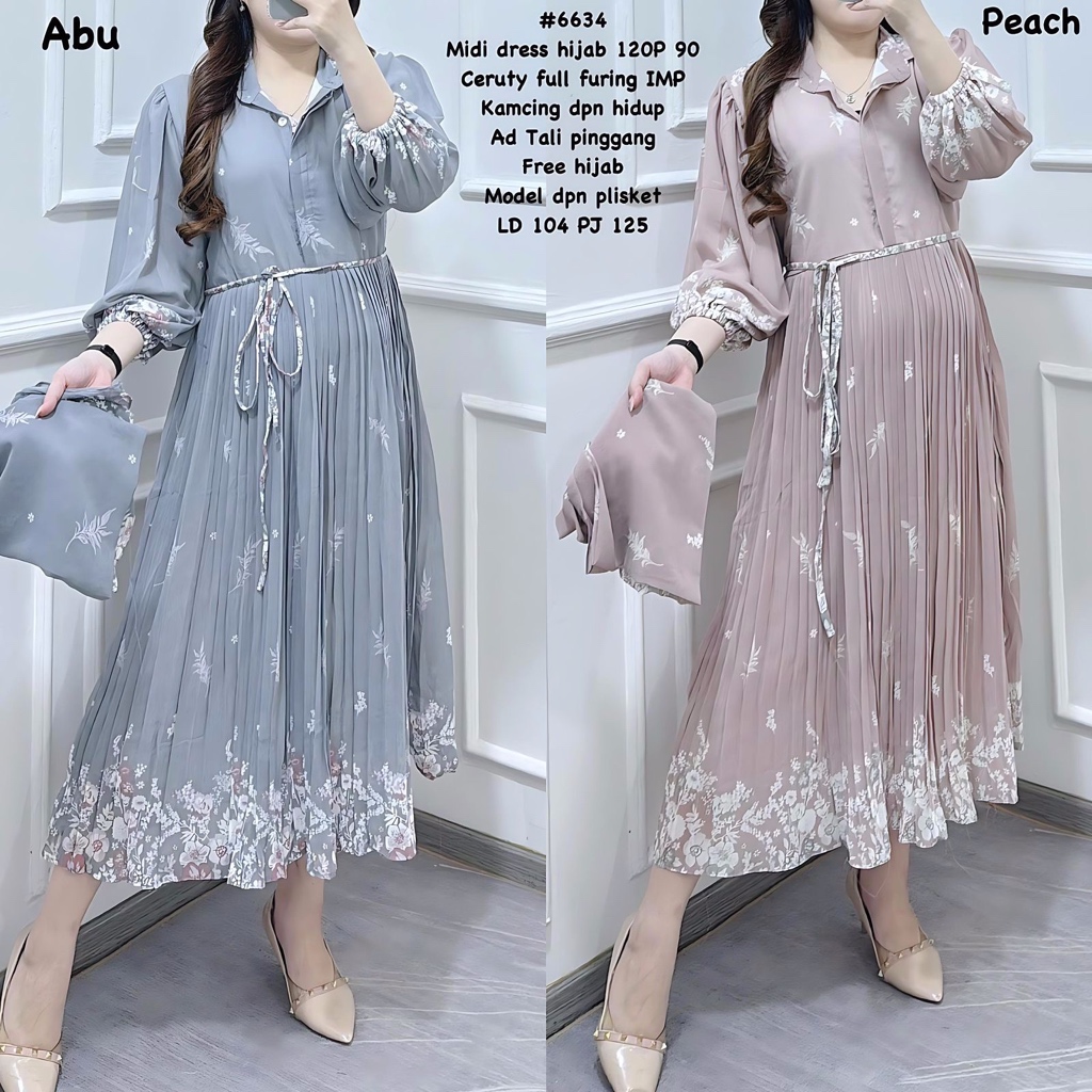 6634 Midi Dress Hijab