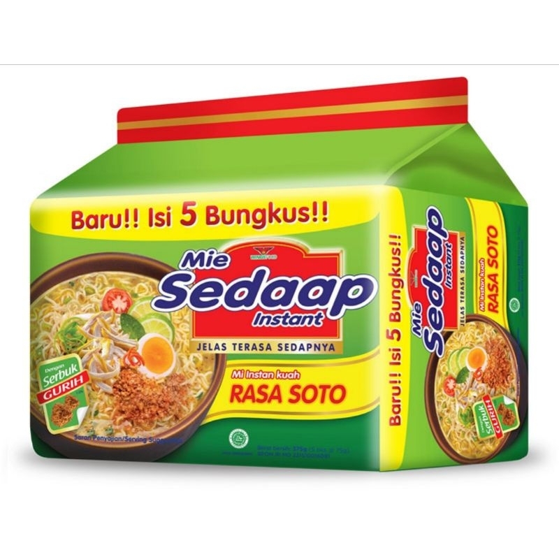 

Sedaap Mie Instant Soto 5 x 75 g