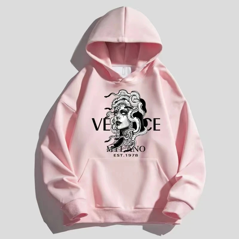 Hoodie Sweater Versace 1978 Pria Full Print / Sweater Hoodie New Arrival 2024